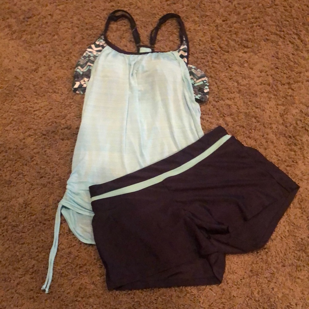ZeroXPosur tankini with bottoms Size 14
